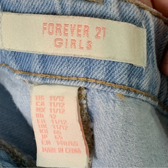 Forever 21 Girls Light Denim Mini Skirt - Picture 10 of 12